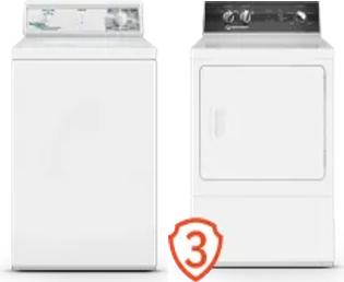 Side by Side Washer & Dryer Set
